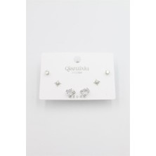 OFİ Çoklu Set Küpe - Gümüş