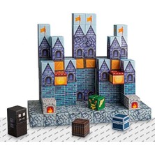 Tr Kzl Kale Temalı Manyetik Blok Yapı Küpleri Seti 2X2X2 cm 112 Parça CH1397