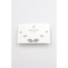 OFİ Çoklu Set Küpe - Gümüş