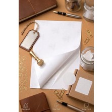 Orbak Kağıtçılık A6 Beyaz Sticker Kağıt-Etiket-1 Adet 10,5 cm × 14,8 cm