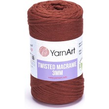 Tr El Örgü Ipi Twısted Macrame 3mm, 785, 4X250 gr