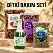 Plant Home Power Mix Orkide Bakım Avantaj Seti 4lü 1 Litre İthal Çam Kabuğu ve Coco Husk