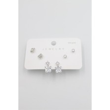 OFİ Çoklu Set Küpe - Gümüş