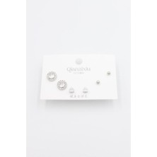 OFİ Çoklu Set Küpe - Gümüş