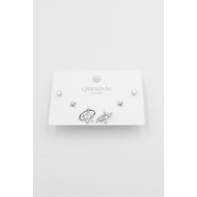 OFİ Çoklu Set Küpe - Gümüş