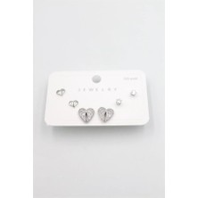 OFİ Çoklu Set Küpe - Gümüş