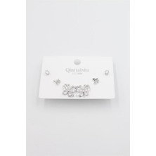 OFİ Çoklu Set Küpe - Gümüş