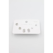 OFİ Çoklu Set Küpe - Gümüş