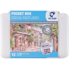 Van Gogh Sulu Boya Seti 12+3 Renk x Tablet - Plastik Kutulu