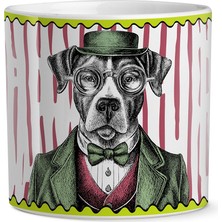 Egan Italy Human Essence 2'li Köpek Desenli Mini Saksı Seti