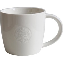 Starbucks, Seramik, Kahve Fincanı Beyaz Fincan Kahve Kupası Kupa Klasik Beyaz Koleksiyoncular 12OZ