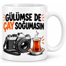 Bezos Fotoğraf Sabırsızlığı Tasarımlı Porselen Kupa - Model 823