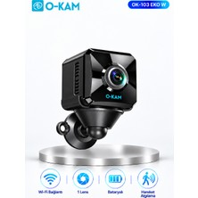 O-Kam OK-103 Eko W Wi-Fi Destekli Mini Güvenlik Kamerası