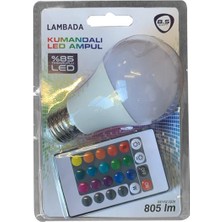 Be 8,5W Kumandalı Beyaz+Rgb LED Ampul 1 Adet Najmaddin