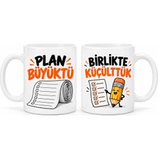 Be Hedef Ortağı 2'li Porselen Kupa Seti - Model 858 Najmaddin