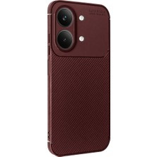 Be Vivo Y05 Auto Focus Karbon Kapak - Bordo Najmaddin