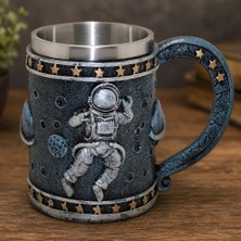 Ett If Toptan 3D Astronot Tasarımlı Kupa Bardak