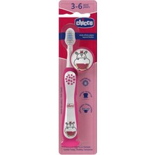 Chicco 3-6 Yaş Hipo Pembe Diş Fırçası Bakteri Üremesini Önleyen Özellikler ile