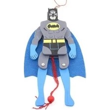 Ett If Ahşap Salanan Batman Figürü