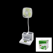Royaleks If USB Şarjlı Masaüstü Vantilatör - Kalemlik & Telefon Tutucu