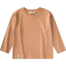 Cigit Mevsimlik Basic T-Shırt 2-10 Yaş Camel