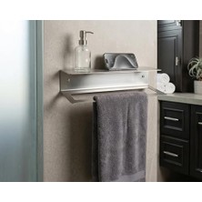 Ceylan Adam Havlu Askısı, 304 Paslanmaz Çelik Duvar Tipi Modern Banyo Havluluk - Inox