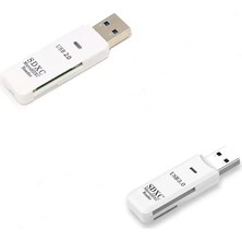 Ceylan Adam USB 2.0 Sd ve Micro Sd Kart Okuyucu, 2'si 1 Arada Card Reader