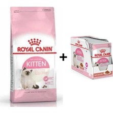 Ceylan Adam Kitten Yavru Kuru Kedi Maması 2 kg + 12 Adet Yaş Mama