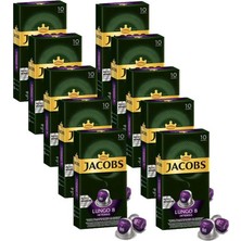 Ceylan Adam Lungo Intenso 8 Kapsül Kahve 10 x 10 Paket (100 Adet) Nespresso Uyumlu