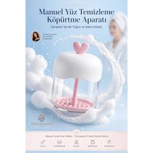 Ceylan Adam Manuel Yüz Temizleme Köpürtme Aparatı Pratik Cilt Bakım Köpük Yapıcı Mikser Şeffaf Pompa Hazneli 723712