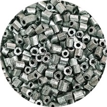 Royaleks Group If Kesme Cam Boncuk 2mm - 60 Gram - Mat Gümüş - BNC381