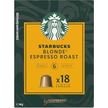 Ceylan Adam Starbucks By Nespresso Blonde Espresso Roast Kapsül Kahve 18'li