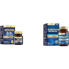 Ceylan Adam D3K2 120 Tablet - 1000 Iu D3 Vitamini, 25 Mcg K2 Vitamini + Quercetin + Bromelain 30 Tablet