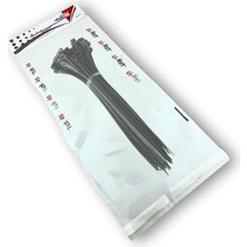 Ceylan Adam Plastik Kablo Bağı | 200 mm x 3.6 mm | Siyah | 50 Adet | Dayanıklı Cırt Kelepçe | Kablo Sabitleme ve Düzenleme