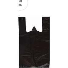 Royaleks If Siyah Atlet Poşet Büyük Boy 50X90 cm Takriben 240 Adet 20 kg