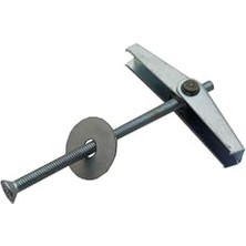 Ceylan Adam Paraşüt Dubel Metal Civatalı Katlanır Kanatlı Dubel 5 Adet