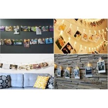 Royaleks If 10 Lu LED Işıklı Fotoğraf Mandalları Rgp