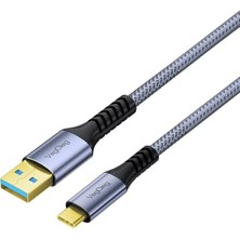 Ceylan Adam USB 3.0 To Usb-C Örgülü Type-C 5gbps Veri ve Şarj Kablosu 5 Metre