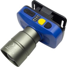 Royaleks If Gold Silver GS-15700 20W 2000 Lümen Sarı Beyaz Işık Zoomlu Şarj Edilebilir Kafa Feneri