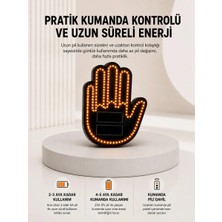 Royaleks If Pilli LED Işık Araç Camı Için Uzaktan Kumandalı El Simgesi