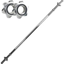 Ceylan Adam Düz Bar 120 cm Krom Ağırlık Halter Barı Lyt - 13