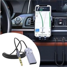 Ceylan Adam Araba Için Bluetooth Aux Alıcısı Wireless Araç Kiti (5440)