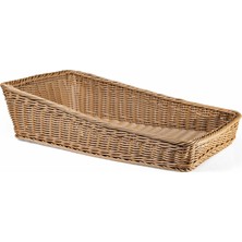Plastik Dikdörtgen Açık Büfe Sepeti 50X30 cm