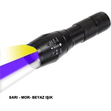 Mudanis If Beyaz, Sarı ve Mor Renk Aydınlatma Q5 LED WT-610