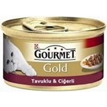 Ceylan Adam Parça Etli Soslu Tavuklu Ciğerli Kedi Konserve 85 G x 6 Adet