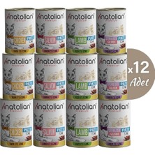 Ceylan Adam Karışık Yaş Kedi Maması Seti 400 G x 12 Adet