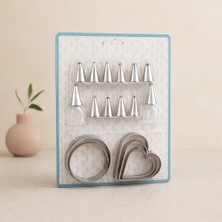 Royaleks If Metal Pasta Süsleme Uç ve Kurabiye Kalıbı Seti