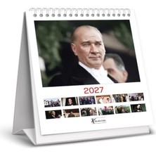 Ceylan Adam Keskin 2027-KARE Masa Takvimi - Atatürk
