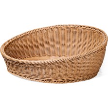 Plastik Yuvarlak Açık Büfe Sepeti 45X45 cm