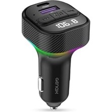 Ceylan Adam Fm Transmitter Bluetooth Araç Kiti USB ile Hızlı Şarj, 029GNXY08